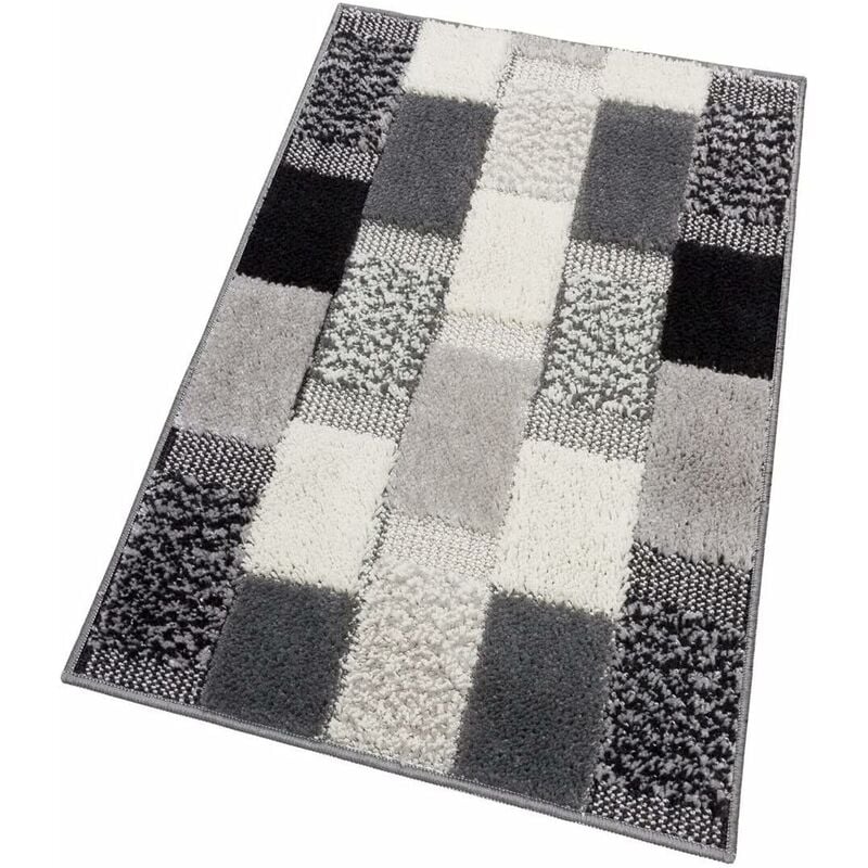 Emmevi Mv S.p.a. - Tapis de Bain Moderne Doux Antidérapant Tapis de Douche Lavable Absorbant Gris - 60x120 cm