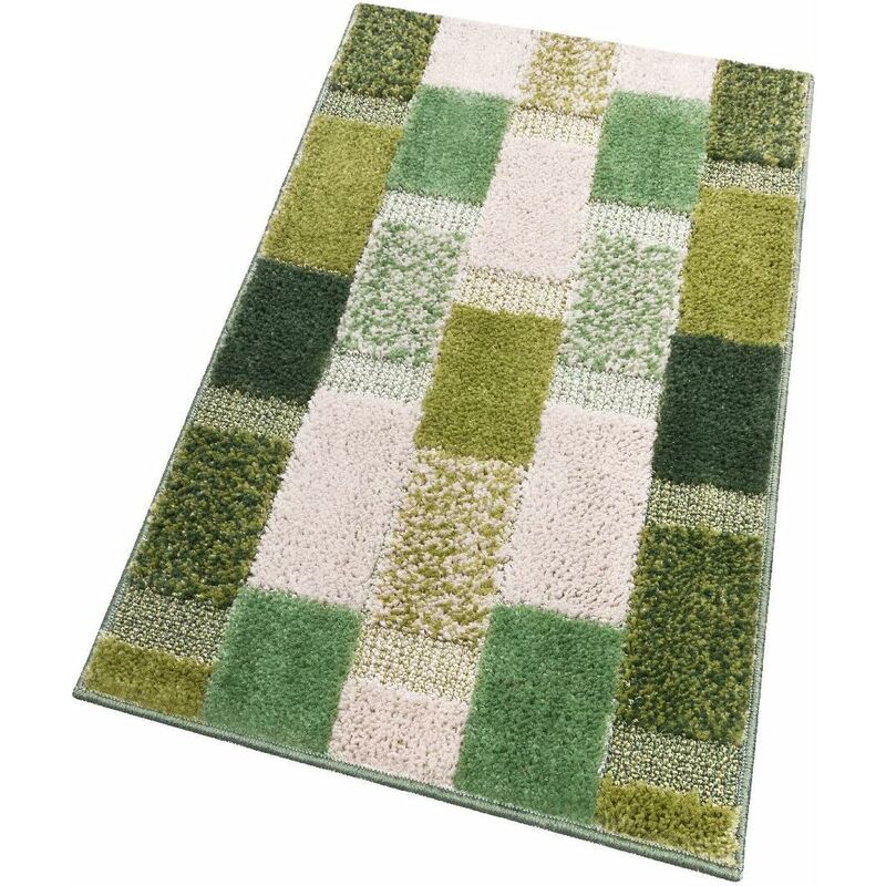 Emmevi Mv S.p.a. - Tapis de Bain Moderne Doux Antidérapant Tapis de Douche Lavable Absorbant Vert - 60x140 cm