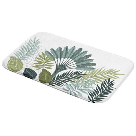 Tapis de Bain Panazio Tropical Bleu 45x75 cm