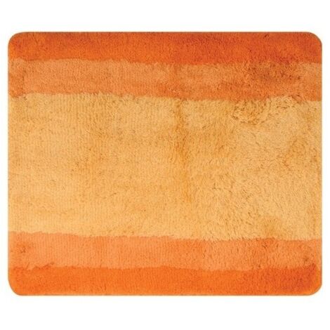 Tapis de bain orange 92cm x 55cm tache sur le dessous du tapis écaille