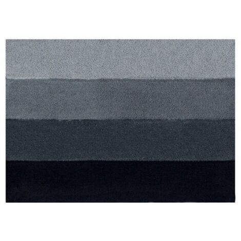 Tapis de bain Polyester FOUR 55x65cm Gris Noir Spirella