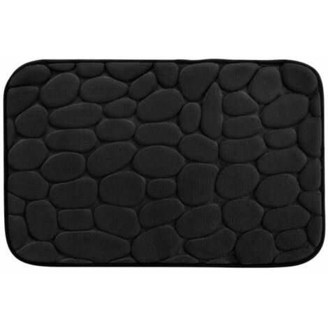 Tapis de Bain "Ricochet" 50x80cm Noir