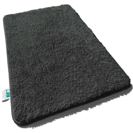 Tapis de bain  Sky Uni Noir profond 120 cm de diamètre