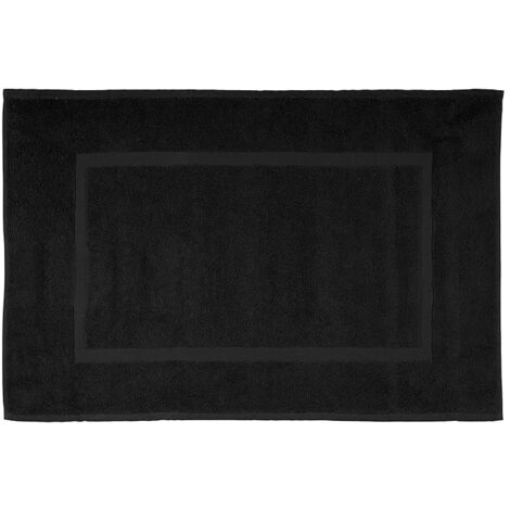 Tapis de Bain uni 45x70 cm - Confort & Absorption - 45x70cm - Noir