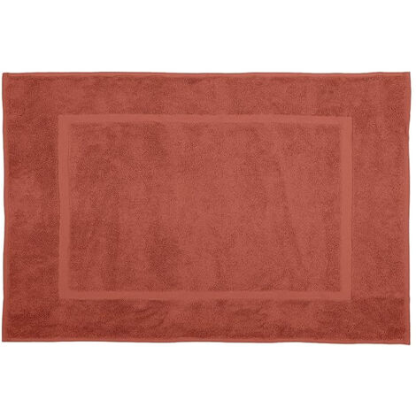 Tapis de Bain uni 45x70 cm - Confort & Absorption - 45x70cm - Terra cotta
