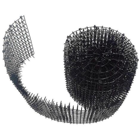 Tapis de balcon pour jardin - Anti-chats et anti-chiens - Filet à griffes en plastique - Empêche de creuser - Éloigne les chats et les chiens
