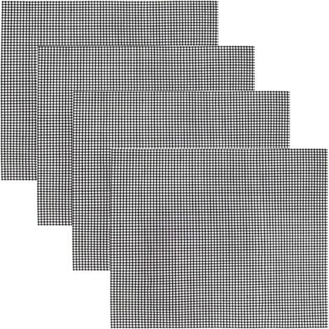tapis de barbecue antiadhésifs - 33 x 40 cm - En maille téflon - Réutilisable - Pour barbecue à gaz, charbon de bois, barbecue électrique, four, friteuse à air