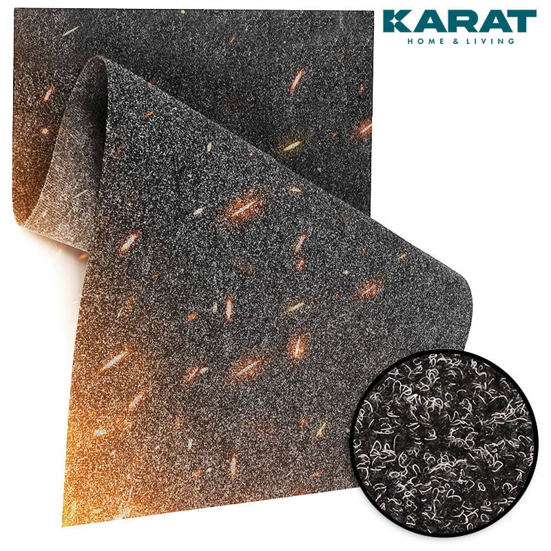 Casa Pura - Tapis de Cuisson Barbecue Tapis de Gril Ignifuge Dalton 100 x 500 cm