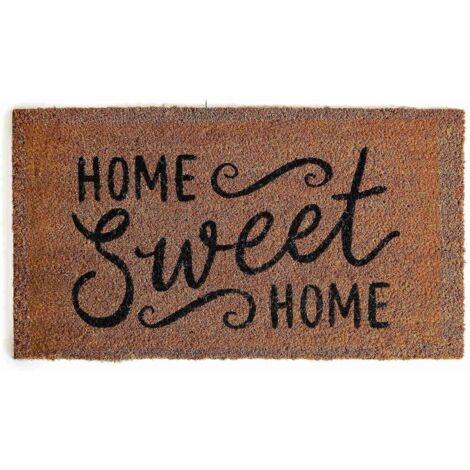 Tapis de bienvenue pour porte d'entrée, tapis de porte sans support D--