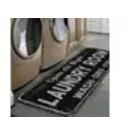 Tapis de buanderie de style campagnard, antidérapant et imperméable