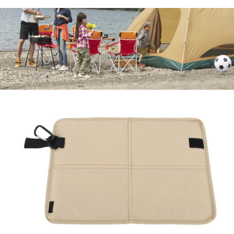 Tapis de Camping [Cushion - compact] Comfortablesine - Tapis Pliable Oxford Imperméable [35.5x25.5cm] pour Activités Outdoor Picnic Hiking - Tapis Léger [88g] Khaki