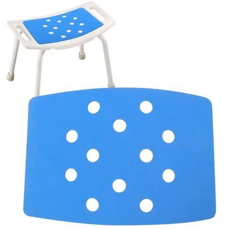 Tapis de Chaise de Bain – Coussin de Banc de Douche antidérapant en Mousse EVA avec adhésif pour Personnes handicapées, Personnes âgées, incurvés(selles Non incluses)