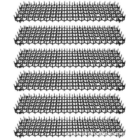 Tapis de chat avec pointes, tapis de dissuasion humain pour chats et chiens, réseau anti-chats, bande de picotement, filet de protection pour extérieur, jardin, ferme(8 PCS )