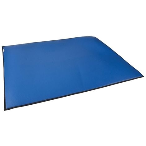 Tapis de travail pour Sol humide - Bleu - 600 x 900 mm MILTEX