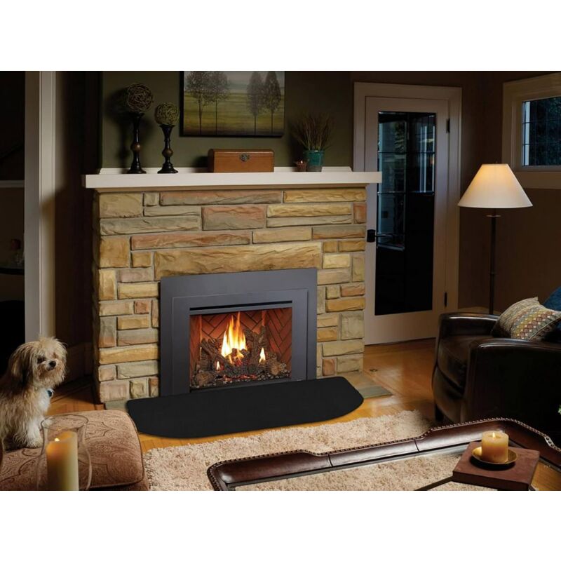 Aiperq - Tapis de cheminée ignifuge en fibre de verre HearthArea pour cheminée d'intérieur Protection de poêle 19.731.5in/5080cm