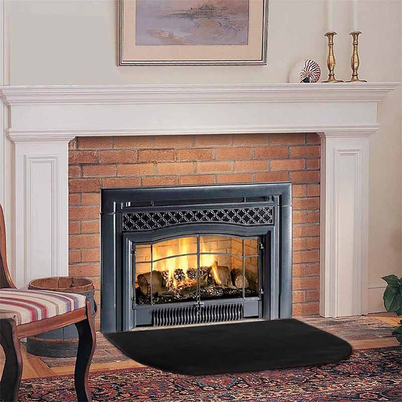 Aiperq - Tapis de cheminée ignifuge en fibre de verre HearthArea pour cheminée d'intérieur Protection de poêle 19.739.4in/50100cm