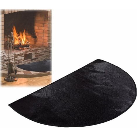 Tapis de cheminée ignifuge – 106x61cm Tapis de foyer pour cheminées  résistant au feu Tapis ignifuge pour