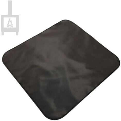 Tapis de Cheminée Ignifuge,50x50CM Tapis de Cheminée, Tapis Anti Feu Carré, Tapis Devant cheminée réutilisable, Tapis Ignifuge pour Poêle à Bois, cheminée, Intérieur et Extérieur
