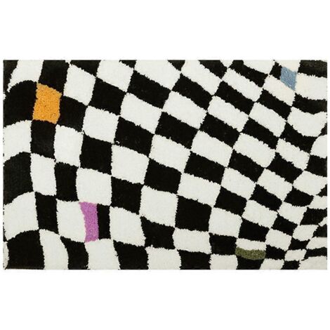 Tapis de chevet décoratif antidérapant C--
