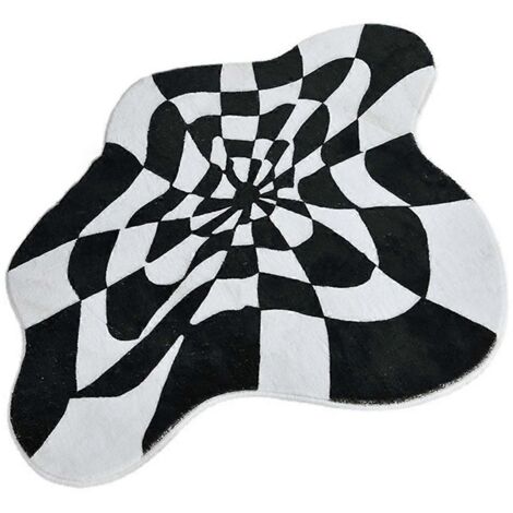 Tapis de chevet décoratif antidérapant E--