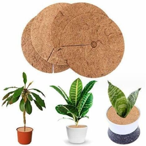 Tapis De Coco Plantes Disque de paillage - 6 Pièces - Protection Hivernale Coco
