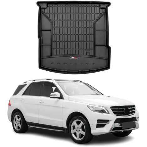 Tapis de Coffre 3D Premium TPE Compatible avec Mercedes GLE C292 2015-2019  Bac de Protection de Coffre Intérieur antidérapant Revêtement de Coffre Bords Hauts pour Voiture Noir