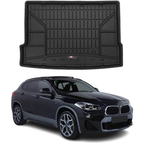 Tapis de Coffre 3D TPE Premium Compatible avec BMW F39 2018 à 2023, Bac de Protection de Coffre Intérieur antidérapant Revêtement de Coffre Bords Hauts pour Voiture Noir