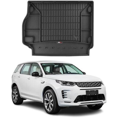 Tapis de Coffre 3D TPE Premium pour Land Rover Discovery Sport 2014 à 2022, Bac de Protection de Coffre Intérieur antidérapant, Revêtement de Coffre Bords Hauts pour Voiture, Noir
