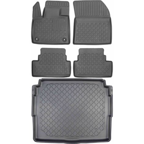 Tapis de coffre ARISTAR 193439G + tapis de sol ARISTAR 603439 - Peugeot 3008 II Crossover à partir de 11.2016, siège conducteur CP2 - INSTALLÉS