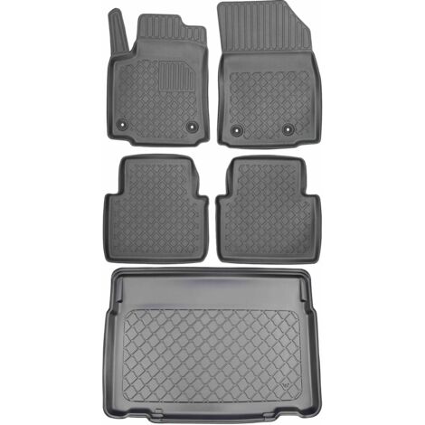 Tapis de coffre ARISTAR 193517G + tapis de sol ARISTAR 603437 - Citroën C3 Aircross Crossover à partir de 11.2017, CP2 avant - INSTALLÉS