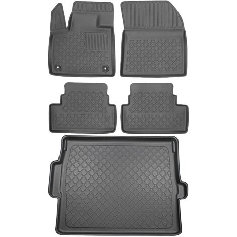 Tapis de coffre ARISTAR 193573G + tapis de sol ARISTAR 603439 - Peugeot 3008 II Crossover à partir de 11.2016, siège conducteur CP2 - INSTALLÉS