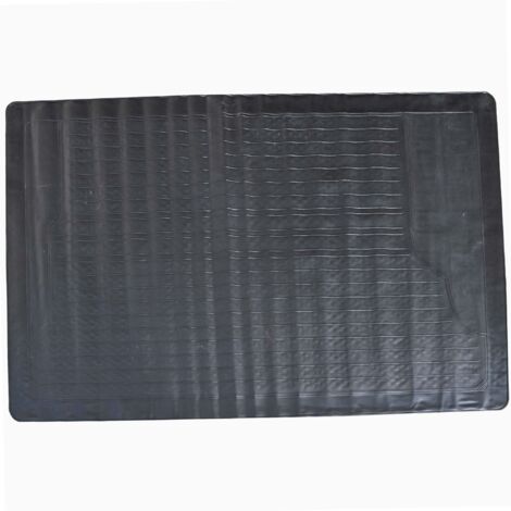 Tapis de coffre caoutchouc 120x80cm – Antidérapant et découpable – Protection optimale pour coffre de voiture – Lavable et facile à entretenir – Peraline