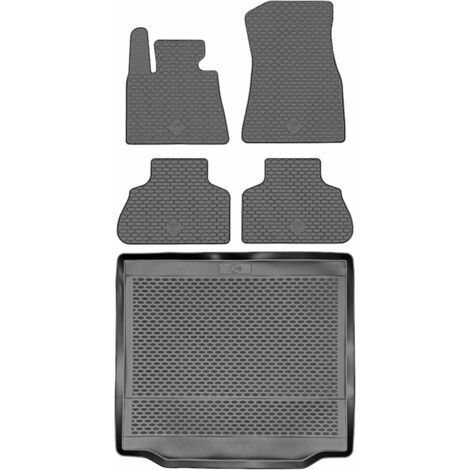 Tapis de coffre DOMA 290450 + tapis de sol DOMA 221885FL - BMW X5 G05 SUV à partir de 2019. SANS BUTÉES