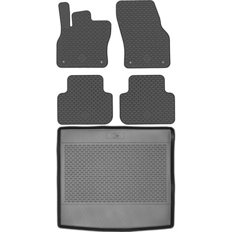 Tapis de coffre DOMA 290980 + tapis de sol DOMA 222604 - Audi Q3 II Sportback à partir de 2019, plancher avant AV2 - INSTALLÉS