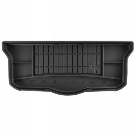 Tapis de coffre en caoutchouc avec insert en moquette pour CITROËN C1 2 Hatchback 2014-2022 TM