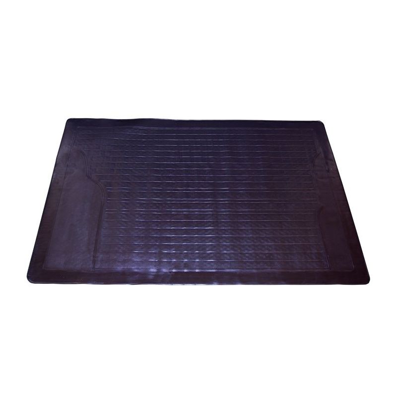 Tapis de coffre auto voiture en PVC d/écoupable antid/érapant et universel 120 x 80 cm coloris noir