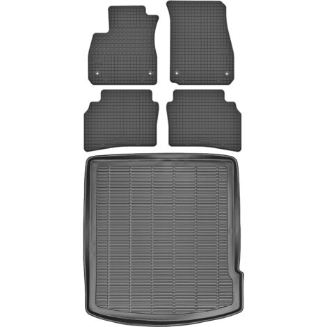 Tapis de coffre MAX-MAT 911515 + tapis MOTOHOBBY 181202 - Opel Insignia B Kombi à partir de 2017, repose-pieds avant OP2 - Installé