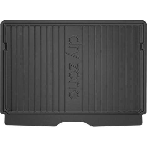 Tapis de coffre pour Citroën C3 Aircross 2017-2024 Supérieur TPE Durable Noir 1x