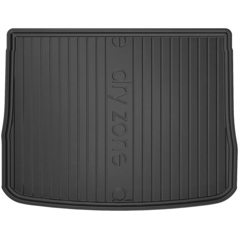 Tapis de coffre pour VW Tiguan I 2007-16 avec roue de secours Supérieur TPE Noir