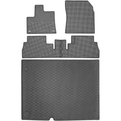 Tapis de coffre RIGUM 404012 + tapis de sol RIGUM 904666 - Peugeot Rifter VAN à partir de 06.2018, siège conducteur TL - INSTALLÉS