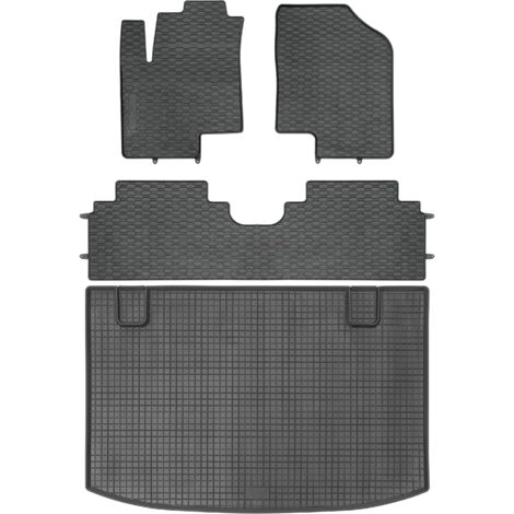 Tapis de coffre RIGUM 415025 + GEYER 833/3C - Hyundai ix20 Minivan 05.2010-2019 (coffre supérieur et inférieur) repose-pieds AV avant - À L'ABORD