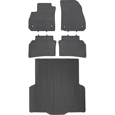 Tapis de coffre RIGUM 425123 + tapis de sol GEYER 892/4C - Opel Insignia B Berline 06.2017-2022, repose-pieds OP2 avant - INSTALLÉS