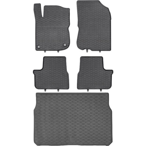 Tapis de coffre RIGUM 426113 + GEYER 859/4C - Peugeot 208 I Berline 03.2012-05.2019, repose-pieds CP2 côté conducteur - INSTALLÉS