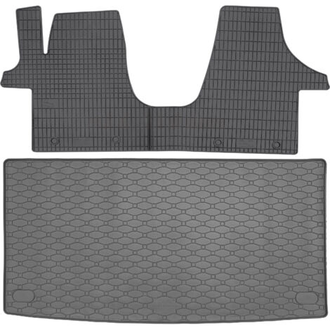 Tapis de coffre RIGUM 437058 + tapis de sol GEYER 809/1C - VW T5 VAN 2003-05.2015 (courts) AV2 avant - NON ASSEMBLÉS