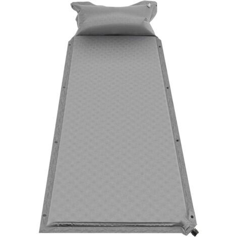Tapis de couchage auto-gonflant de Camping, tapis de couchage Camping auto-gonflant, ultraléger avec Oreiller, Matelas pneumatique de Camping portable imperméable pour randonnée, extérieur, voyage (gr