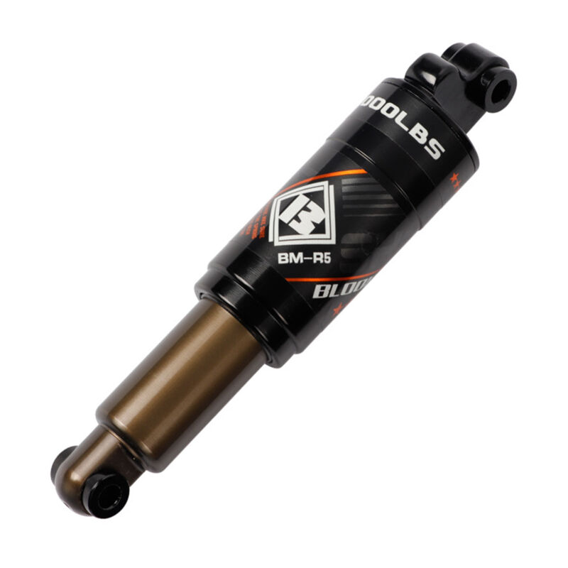 Amortisseur arrière de vélo à ressort à huile, amortisseur arrière de vtt en alliage d'aluminium, suspension avec kit de vis 190 mm (7,5'') x 55 mm