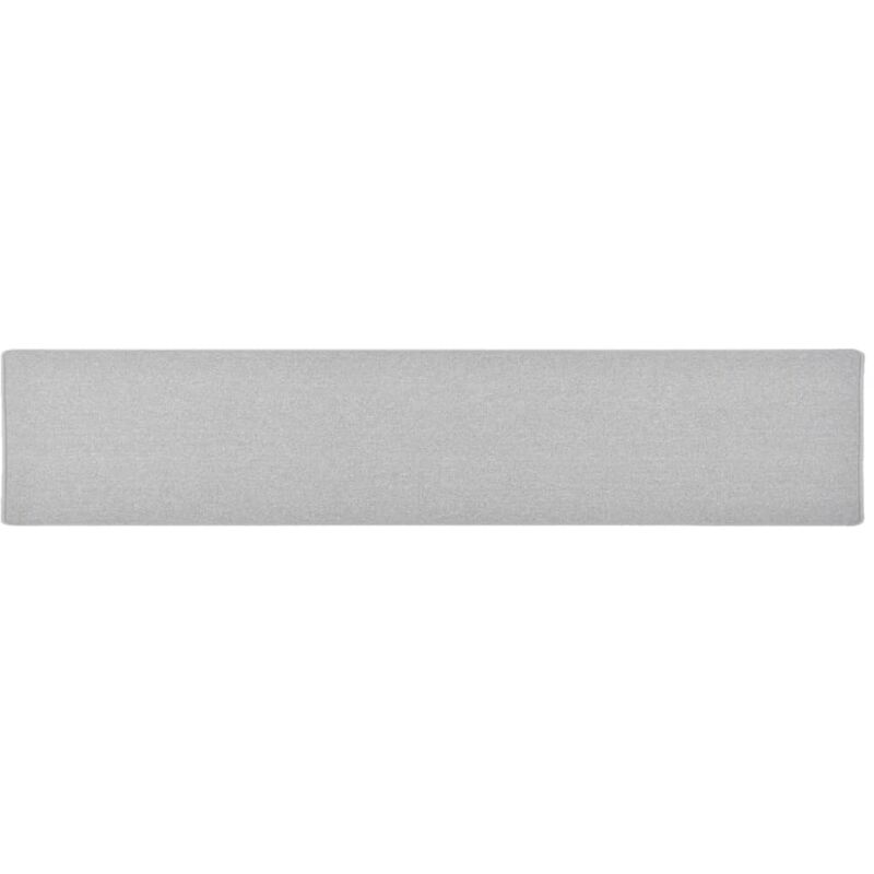 Tapis de couloir Gris clair 50x250 cm