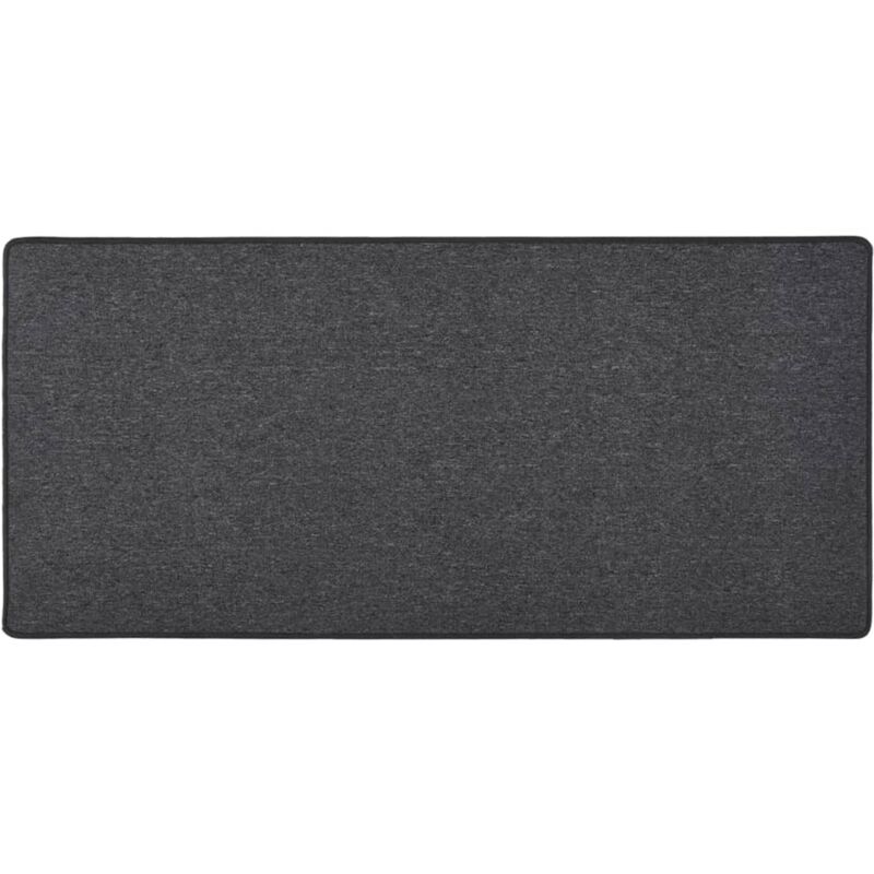 Vidaxl - Tapis de couloir Anthracite 80x150 cm