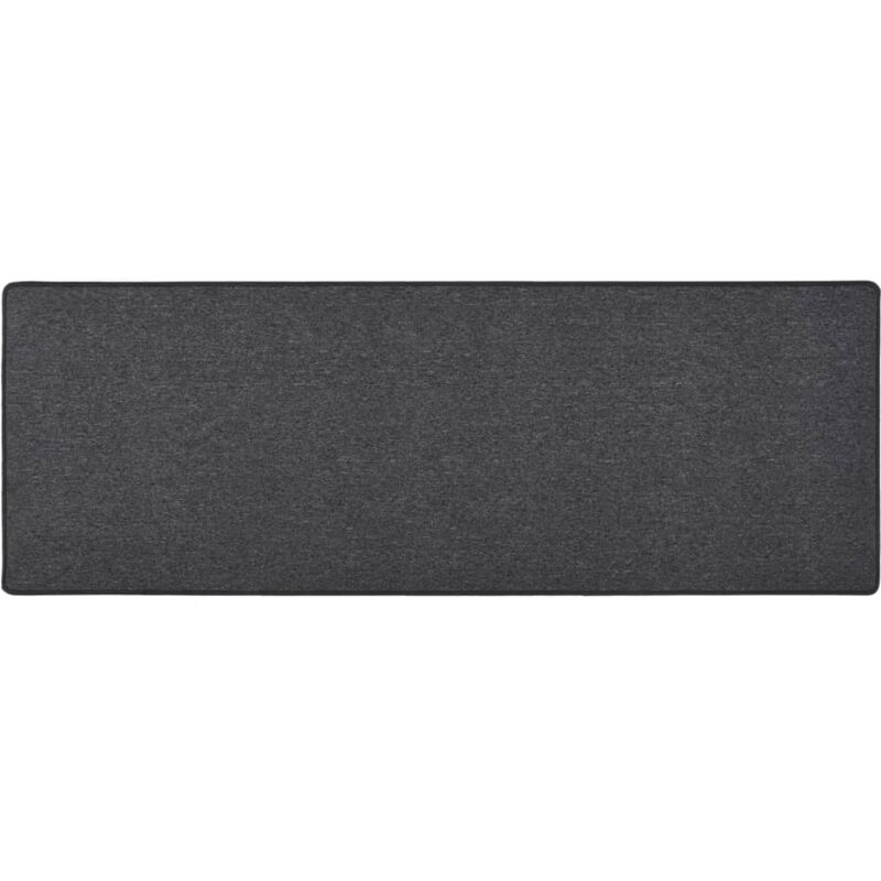 Vidaxl - Tapis de couloir Anthracite 50x150 cm