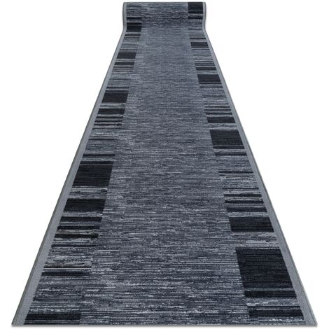 RUGSX TAPIS DE COULOIR antidérapant ADAGIO gris gray 110x180 cm